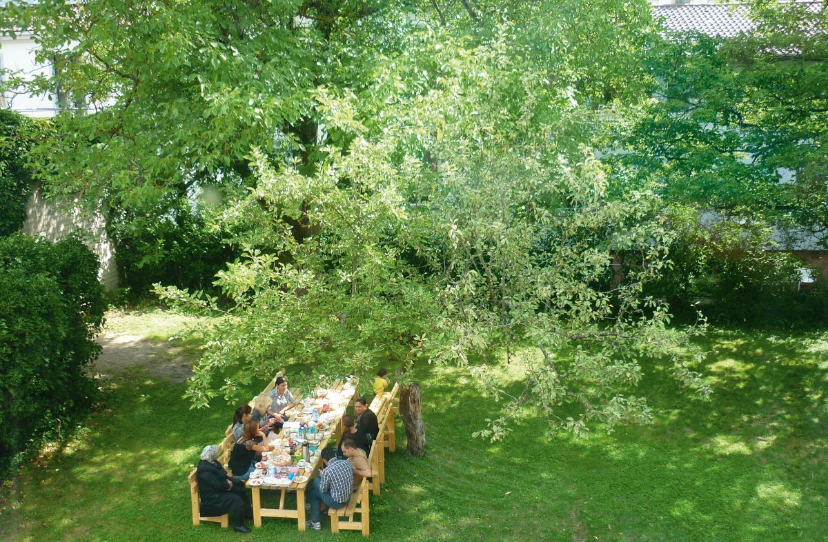 Leitbild Diakonie Pforzheim Garten im DiakoniePunkt Weststadt / LukasZentrum