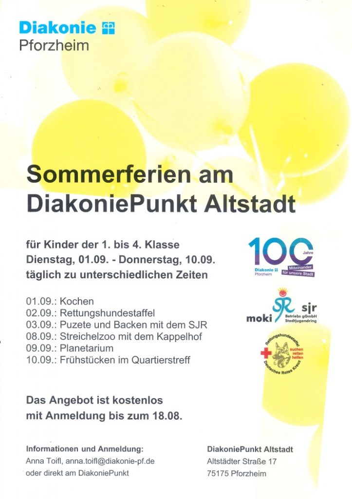 Sommerferien 2026 Altstadt